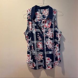 Womens sleeveless blouse